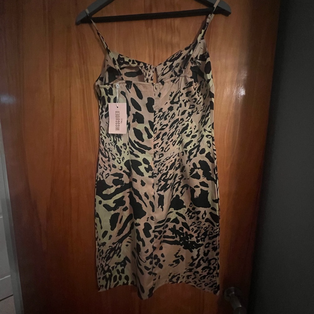 Misguided print dress